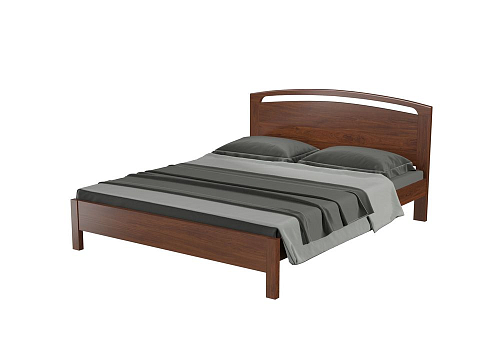 Односпальная кровать Веста 1-тахта-R - Кровать из массива с одинарной резкой в изголовье.