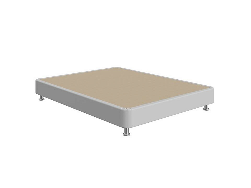Кровать BoxSpring Home 90x200 Ткань: Микрофибра Diva Миндаль - Кровать с простой усиленной конструкцией