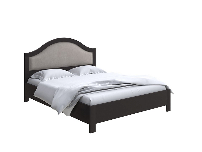 Кровать Ontario с подъемным механизмом 80x190 ЛДСП+ткань Тетра Бежевый/Венге (сосна) - Уютная кровать с местом для хранения