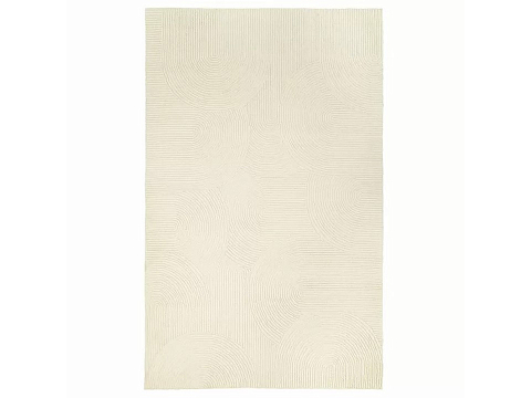 Ковер Tkano Lucknow 160x230 Ткань Белый