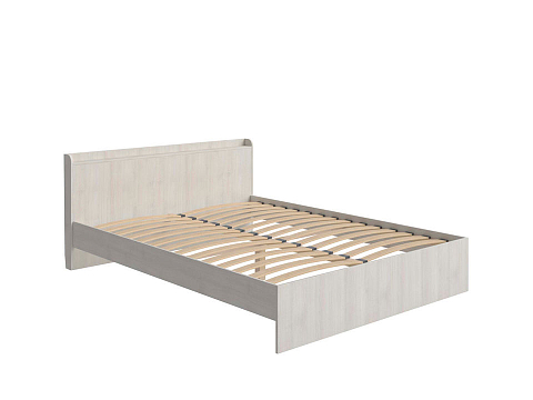 Двуспальная кровать Bord - Кровать из ЛДСП в минималистичном стиле.