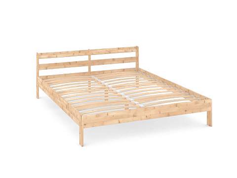Кровать в стиле минимализм Оттава - Универсальная кровать из массива сосны.