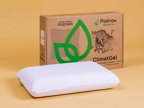 Подушка ClimatGel - Подушка на основе уникального материала ClimatGel, материал с эффектом «памяти».
